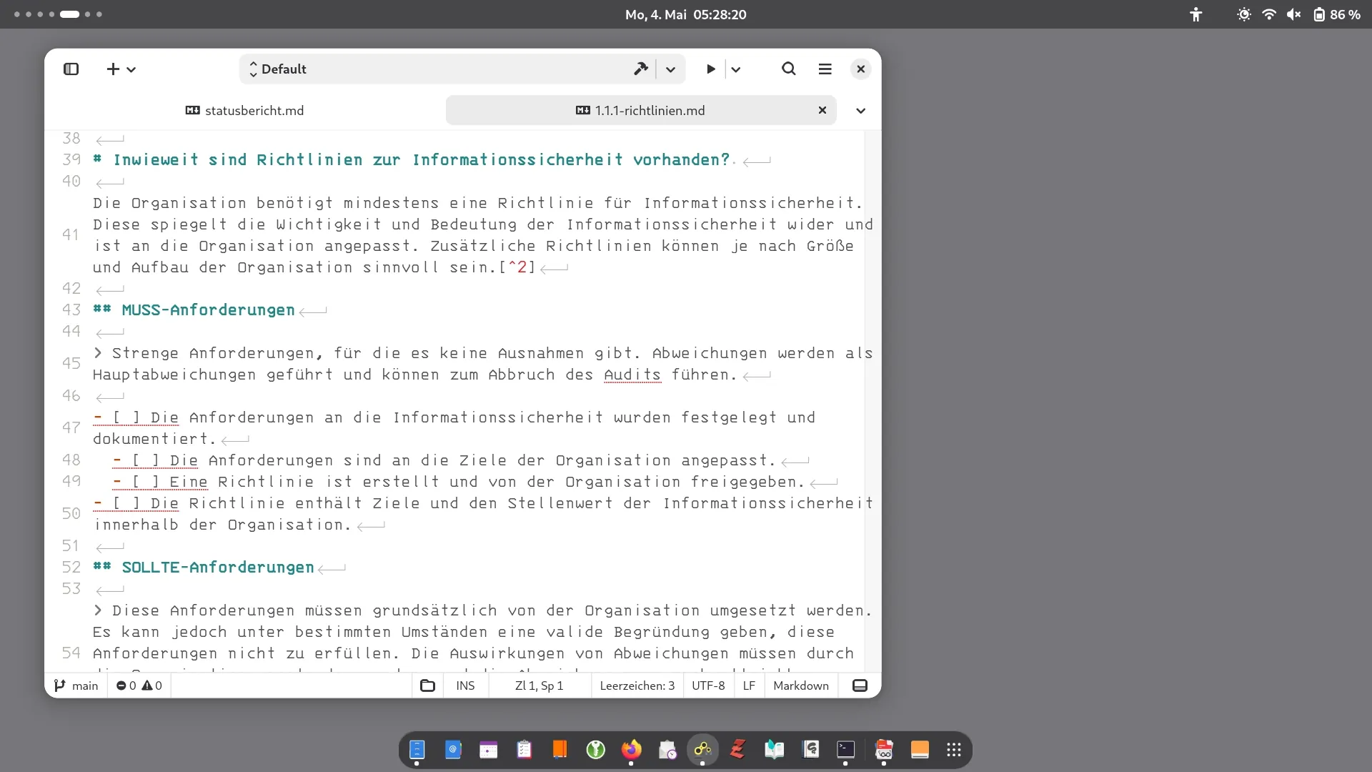 Markdown Dokument